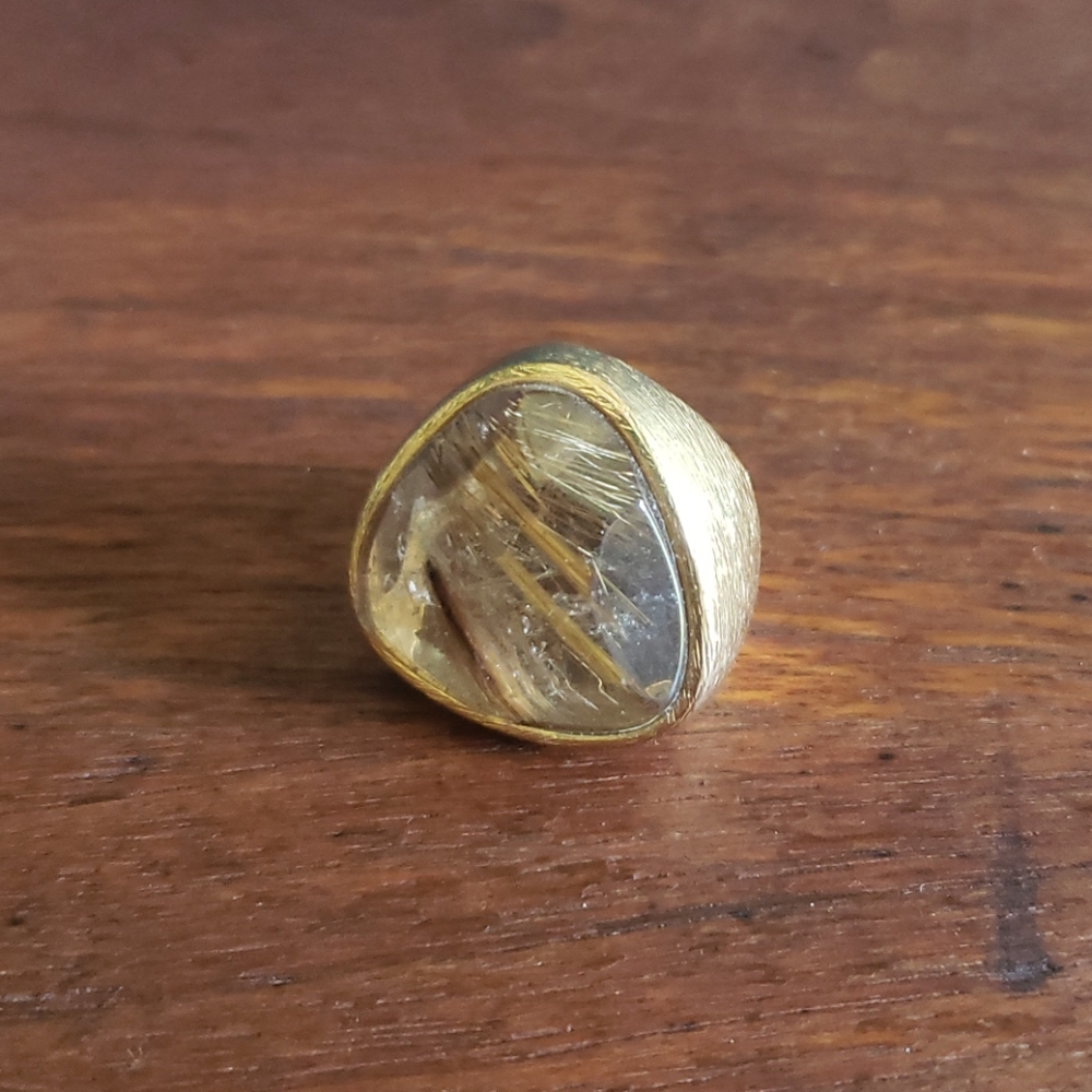 Crystal Statement Ring - image 1